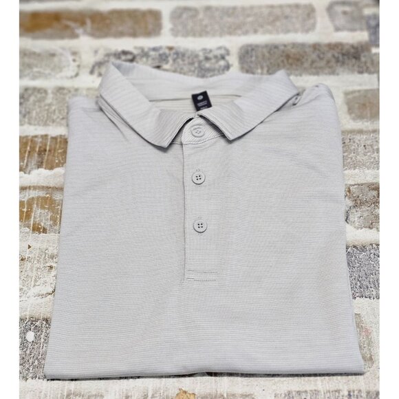 NWT Lululemon Men's Ligth Grey X-STATIC Fabric Evolution Polo Shirt Size L 2758 - Picture 11 of 14